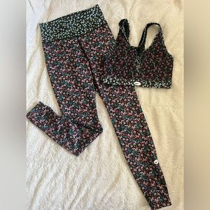 Matching Nike Leggings and Sports Bra